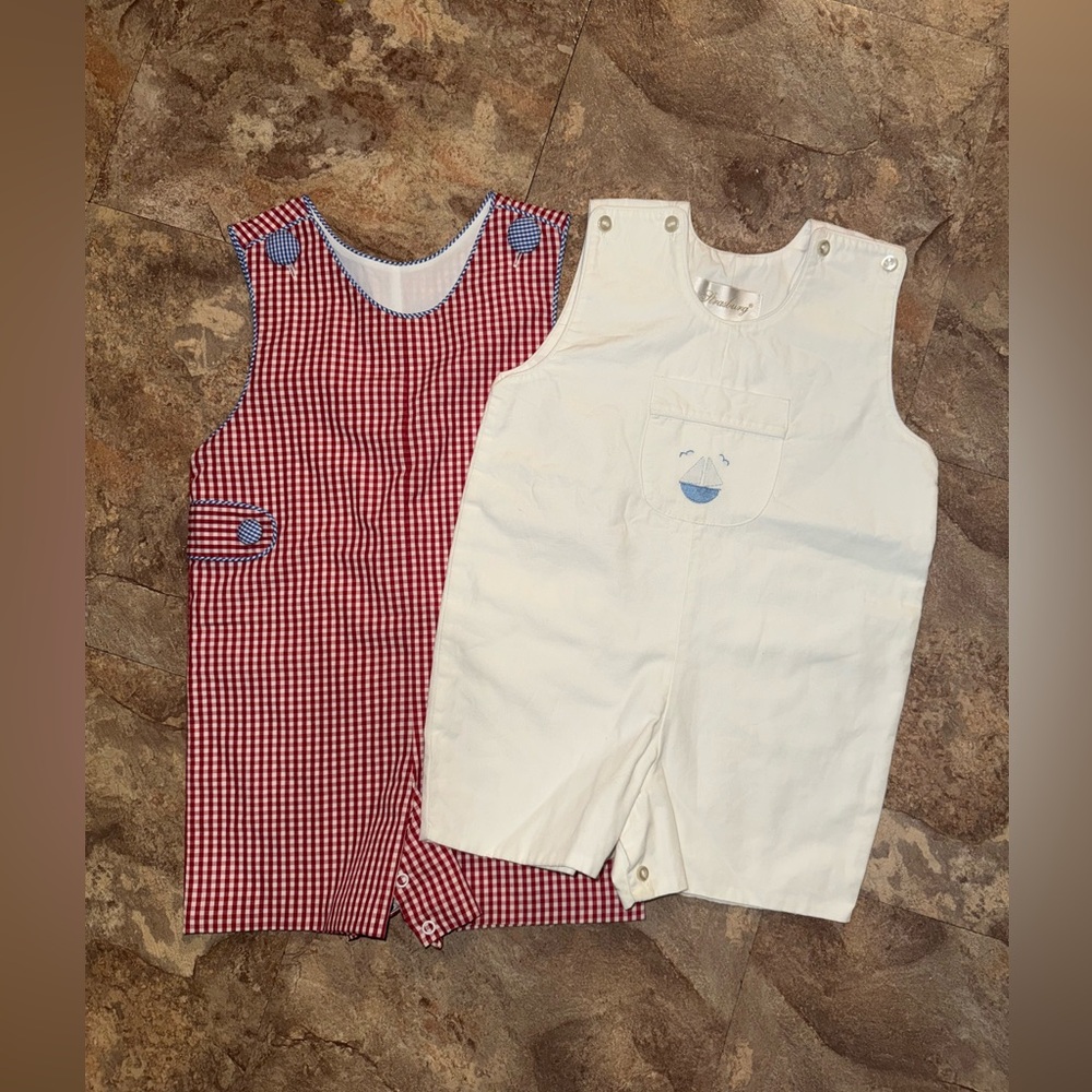 STRASBURG Boy Romper Bundle